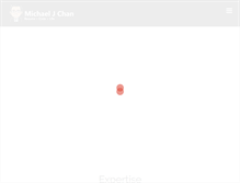 Tablet Screenshot of michaeljchan.com